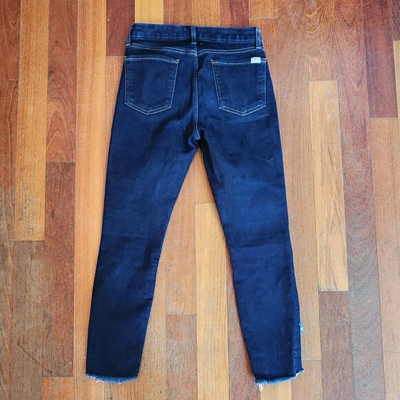 7 For All Mankind "JEN7" Dark Wash Ankle Skinny Jeans Size 4 - Picture 13 of 16